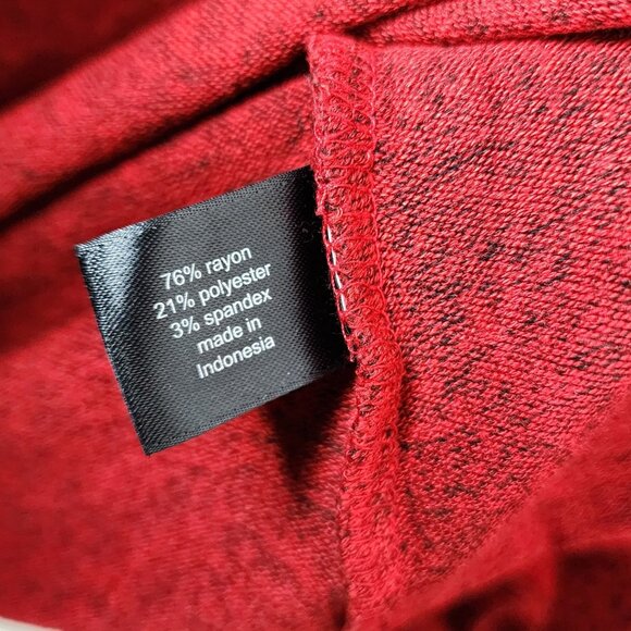 Lane Bryant cowl neck red sweater tunic drawstring  sz 22-24 women plus size - Picture 5 of 9